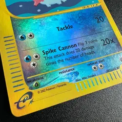 Pokemon TCG 2002 Corsola 102/165 Reverse Holo MP - Image 3