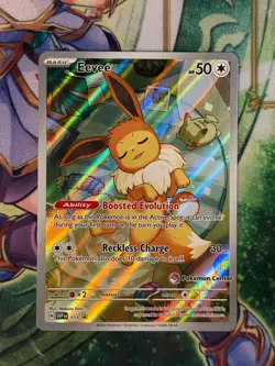 Pokemon Center Exclusive Eevee #173 Stamped Promo Prismatic Evolutions - Image 1
