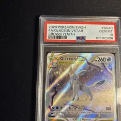 Pokemon TCG Glaceon VSTAR Crown Zenith GG40/GG70 PSA 10 Gem Mint - Image 4