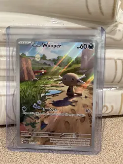 The Pokemon Company Paldean Wooper Phantasmal Flames Holo 102/094 Eng 60 HP - Image 1