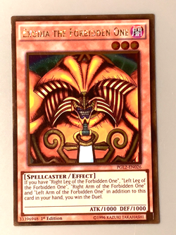 yugioh Exodia the Forbidden One PGL2-EN026 Ultra rare NEAR MINT - Image 1