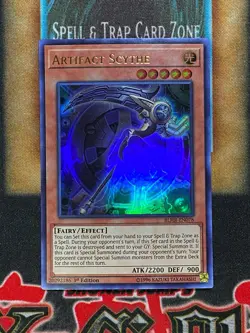 Yugioh Artifact Scythe BLHR-EN078 Ultra Rare 1st Ed LP - Image 1