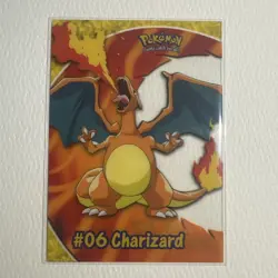 CHARIZARD PC3 Topps 2000 Pokemon TV Animation clear card LP - Image 2