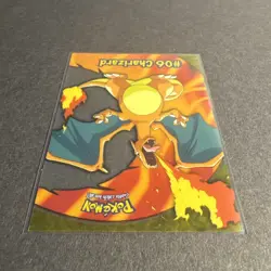 CHARIZARD PC3 Topps 2000 Pokemon TV Animation clear card LP - Image 5