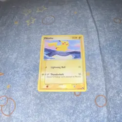 Pikachu POP Series 5 12/17 non-holo Pokemon Card 2007 - Image 1