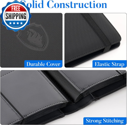 Premium 9 Pocket Card Binder for 540 Cards PU Cover Trading Card Binder... - Image 2
