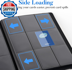 Premium 9 Pocket Card Binder for 540 Cards PU Cover Trading Card Binder... - Image 3