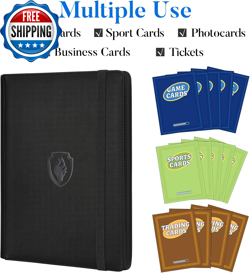 Premium 9 Pocket Card Binder for 540 Cards PU Cover Trading Card Binder... - Image 5