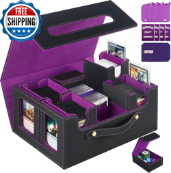 Trading Card Storage Box for MTG MTG Commander Deck Box Multi Purpose... - Image 1