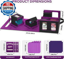 Trading Card Storage Box for MTG MTG Commander Deck Box Multi Purpose... - Image 2