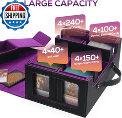 Trading Card Storage Box for MTG MTG Commander Deck Box Multi Purpose... - Image 3