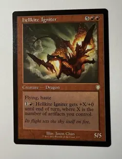 Hellkite Igniter (Retro Frame) #117 (NM) Brothers' War BRC Magic MTG - Image 1