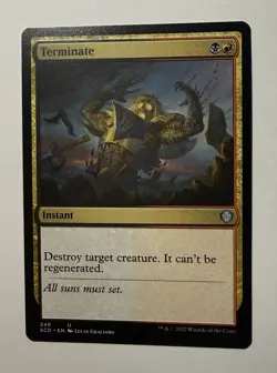 Terminate #249 (NM) (Non-Foil) (C) (SCD) Magic MTG - Image 1