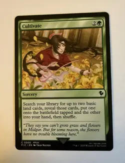 Cultivate 300 C Normal FIC MTG NM Final Fantasy - Image 1