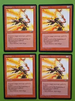 Magic the Gathering MTG Alliances BURNOUT X 4 VLP/EX U 1996 VINTAGE - Image 1