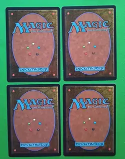 Magic the Gathering MTG Alliances BURNOUT X 4 VLP/EX U 1996 VINTAGE - Image 3