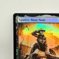 Spider-Man Noir 0067 Foil Marvel Secret Lair MTG Magic Black Legendary Creature - Image 3