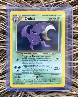 Pokemon TCG | Crobat | 4/64 | Neo Revelation | Unlimited Ed. | Holo - Image 1