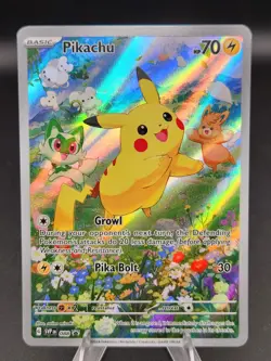 Pokemon TCG Pikachu 088 SVP Scarlet & Violet Promo Holo English 2024 NM - Image 1
