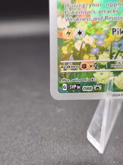 Pokemon TCG Pikachu 088 SVP Scarlet & Violet Promo Holo English 2024 NM - Image 5