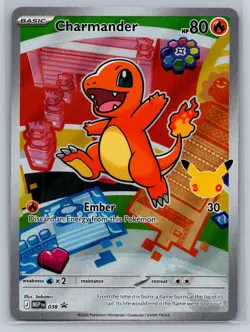 Charmander 038 Holo Promo ME: Mega Evolution Promo Pokemon Near Mint - Image 1