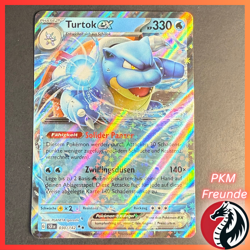 Turtok EX 030/142 SCR 🟡Played 🇩🇪Deutsch Pokemon Stellarkrone - Image 1