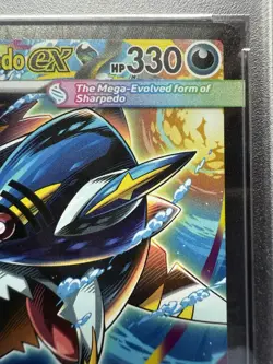 Pokemon Mega Sharpedo ex 127/094 Phantasmal Flames SIR Holo EN PSA 10 - Image 4