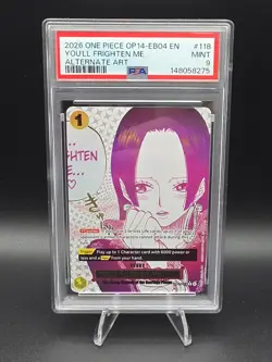 You'll Frighten Me... (OP14-118) (Alternate Art) - The Azure Sea's Seven PSA 9 - Image 1