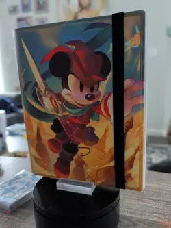 Disney Lorcana Fabled Collector Starter Set Mickey Mouse BINDER ONLY BRAND NEW - Image 1