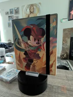 Disney Lorcana Fabled Collector Starter Set Mickey Mouse BINDER ONLY BRAND NEW - Image 2