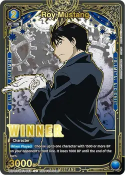 Roy Mustang (Winner) Uncommon Foil Union Arena Promotion Cards UEPR/FMA-1-053 NM - Image 1