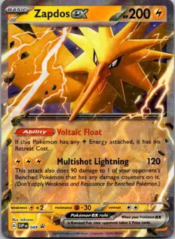 Zapdos ex 049 SV: Scarlet & Violet Promo Cards NM - Image 1