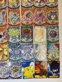 1999 Pokemon Topps Collection 56 Cards 56/90 near complete set vintage. - Image 5