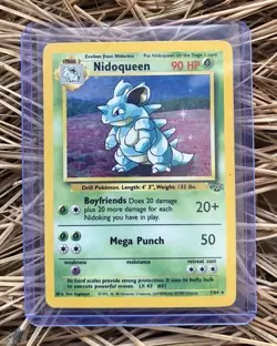 Nidoqueen Jungle Holo #07/64 English Pokemon Card - Image 1