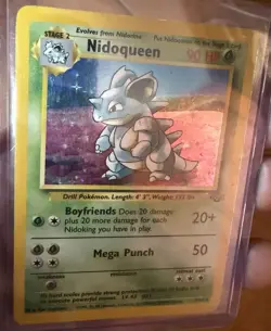 Nidoqueen Jungle Holo #07/64 English Pokemon Card - Image 3
