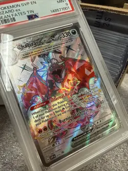 Pokemon TCG Charizard EX Promo Card #74 Paldean Fates PSA 9 - Image 4