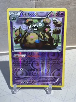 Garbodor 54/124 Dragons Exalted Holo Rare Pokemon Card 2012 TCG Collectible - Image 1