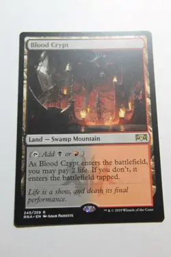 MTG Blood Crypt x1- -Ravnica Allegiance-Lightly Played - Image 1