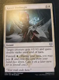 Kaya's Onslaught 018/285 Uncommon Kaldheim Magic: The Gathering - Image 1