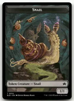 Snail Token #14 (NM) Bloomburrow BLB Magic MTG - Image 1