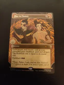 Past in Flames Foil Avatar: The Last Airbender One with the Elements Secret Lair - Image 1