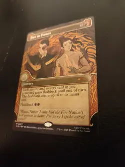 Past in Flames Foil Avatar: The Last Airbender One with the Elements Secret Lair - Image 3