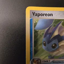 Vaporeon Holo 19/115 Pokemon Card TCG Unseen Forces - Image 3