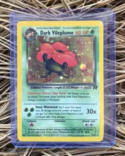 Dark Vileplume Unlimited Team Rocket 13/82 Pokemon TCG Holo - Image 1