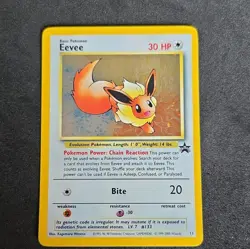 Pokemon Eevee Wotc Promo 11/53 Holo Promo Basic 30 HP English Himeno - Image 1