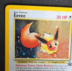 Pokemon Eevee Wotc Promo 11/53 Holo Promo Basic 30 HP English Himeno - Image 4