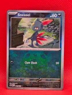 SNEASEL (MASTER BALL) 061/131 HOLO PRISMATIC EVOLUTIONS POKEMON NM/M - Image 1