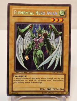 Elemental Hero Avian EHC1-EN001 Secret Rare Limited Edition Promo Yugioh 1983 - Image 1