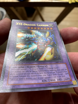 XYZ-Dragon Cannon MFC-052 Magician's Force 1st Edition NM Front, LP Back - Image 2