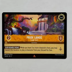 Pride Lands 34/204 Disney Lorcana Shimmering Skies Regular Rare Card NM - Image 1